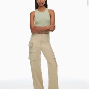 Aritzia Picture cargo pant tan size 2